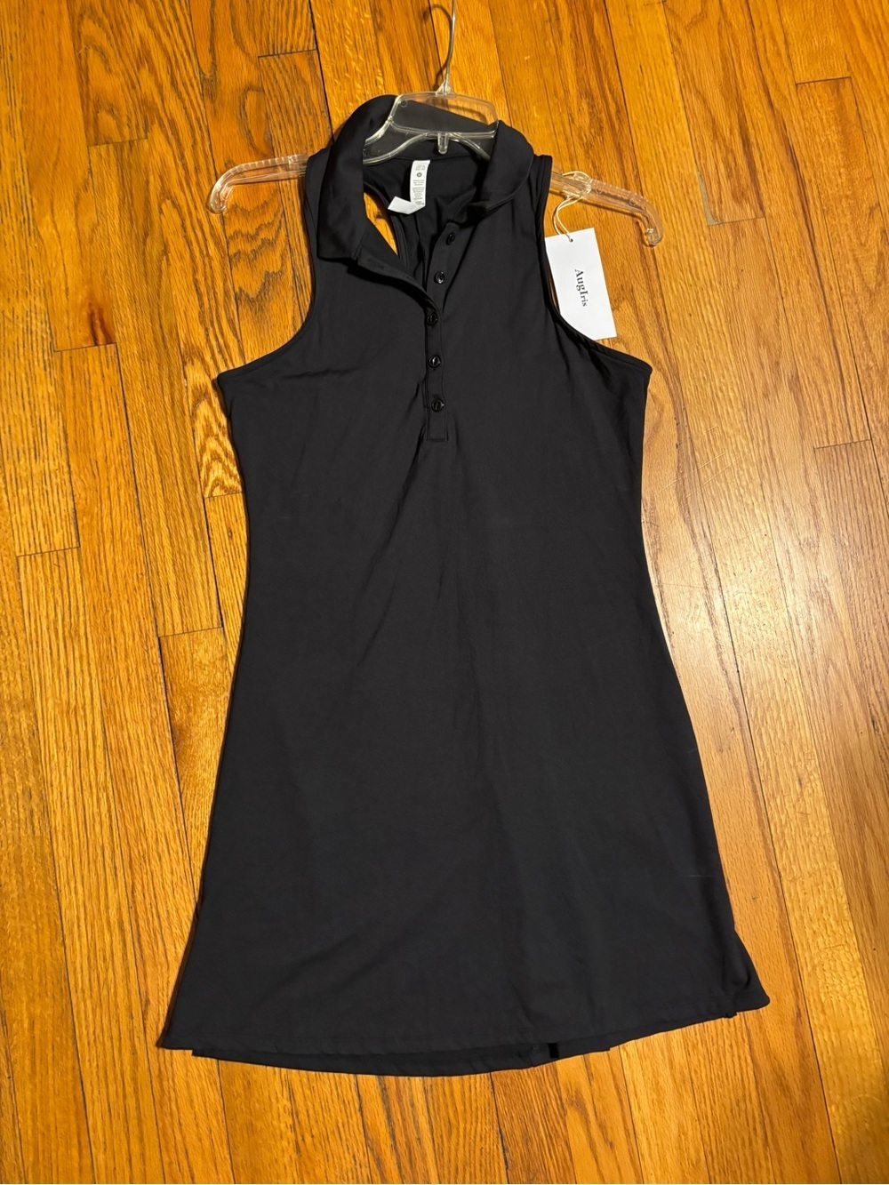 AugIris  Sleeveless Black Dress
